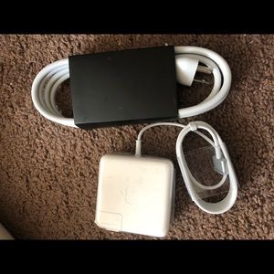 MacBook Apple computer charger with adapter